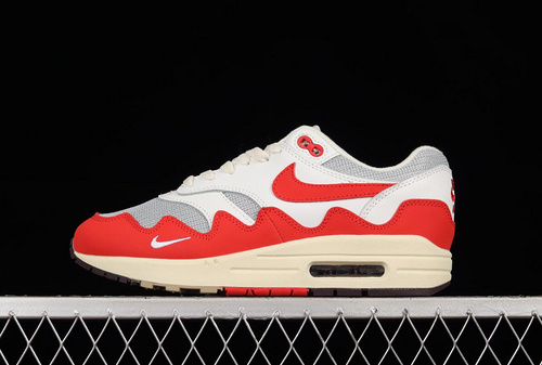 Patta X Nike Air Max 1 Anniversary Red Grey White DH1348-103 SIZE_ 36-47.5-6301350a